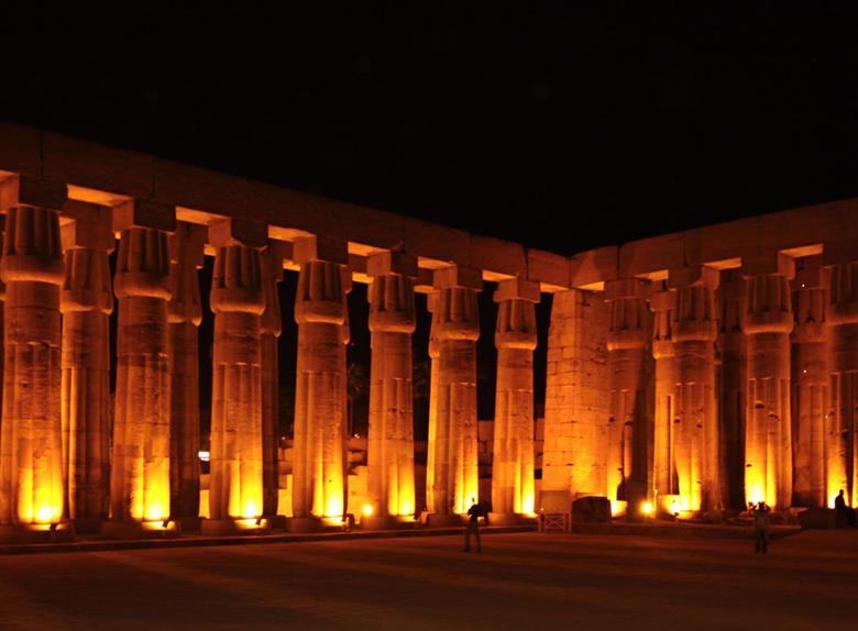 Sound and Light Show at Karnak Temple in Luxor 