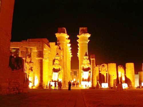 Sound and Light Show at Karnak Temple in Luxor 